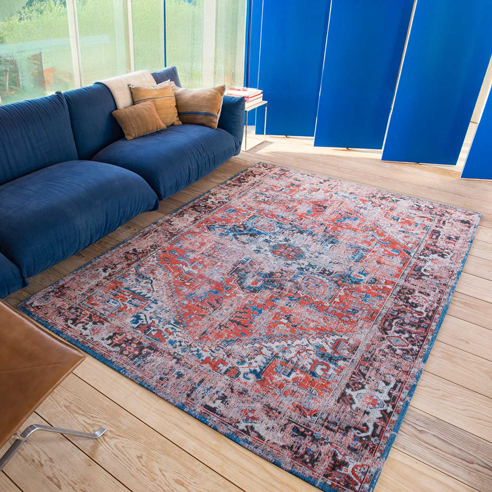 TEPPICH Classic Brick Antiquarian 140/200 cm - Rot, Textil (140/200cm) - Louis De Poortere