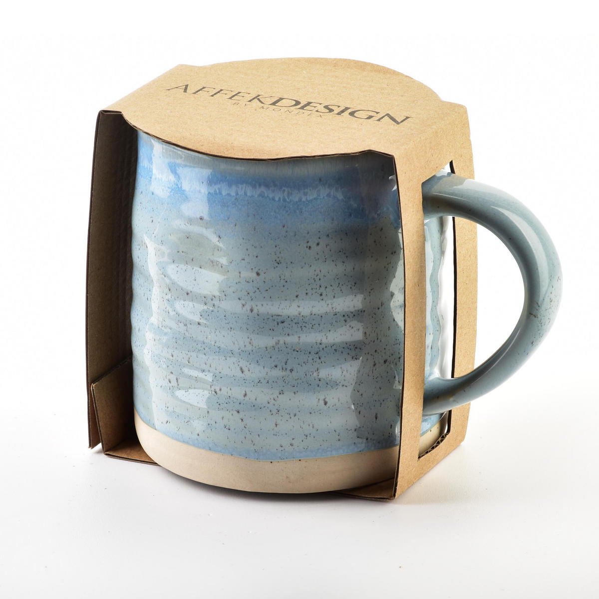 BECHER Lotta Blau 9/13/10 cm Keramik - Blau, Keramik (0.47L) - Mondex