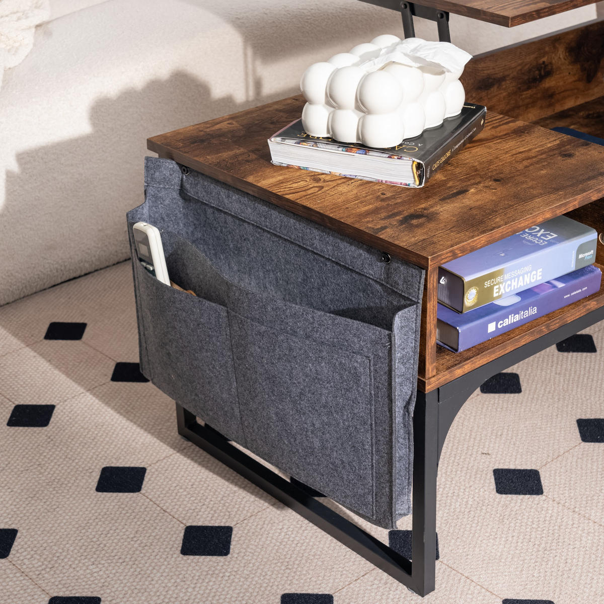 COUCHTISCH MDF in Braun - Braun, Holzwerkstoff (100/48/50cm) - Meubles Cosy