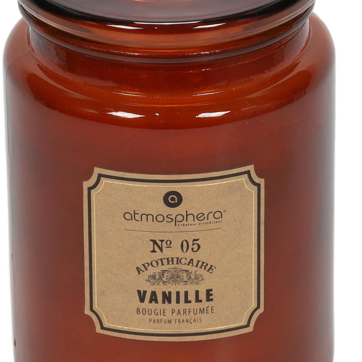 DUFTKERZE im Dekoglas 10/10/14,5 cm - Orange, Glas (10/14.5cm) - Atmosphera Createur d´interieur
