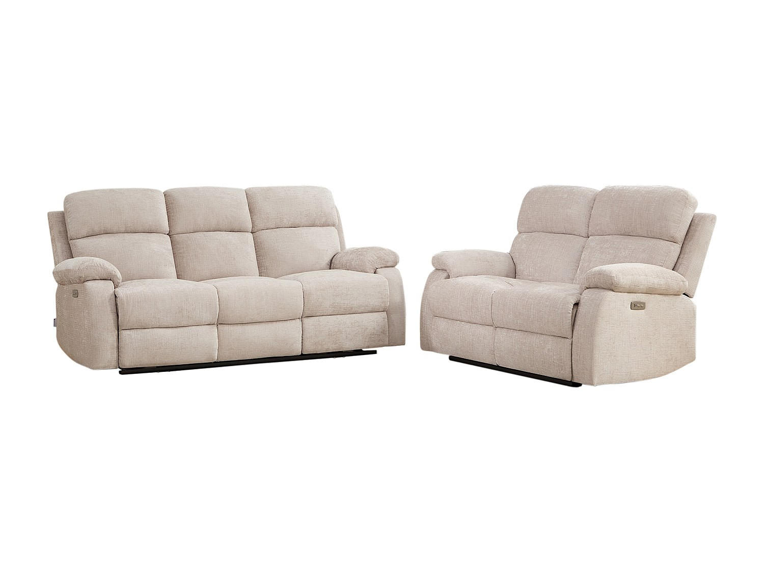 Vente-Unique Couchgarnitur Beige 201x100x96 cm