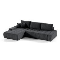 ECKSOFA Jonas 4 Sitzplätze Grau - Grau, Holzwerkstoff (265/185cm) - Petits-meubles