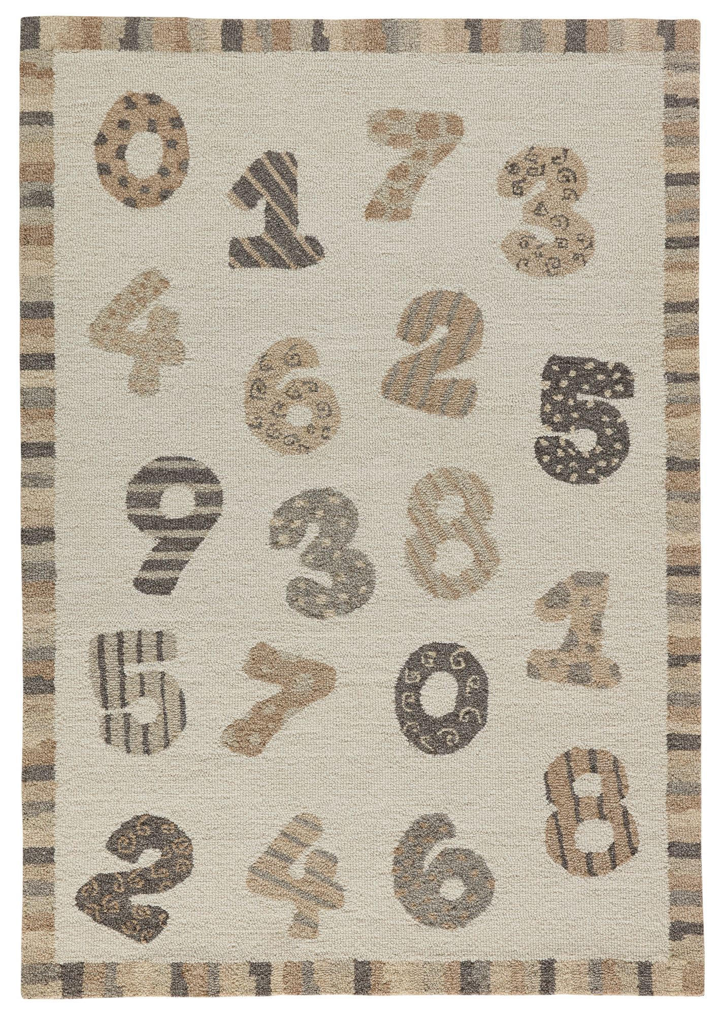 Natur Pur Handtuftteppich Weiß 80x150 cm