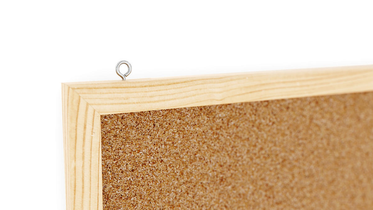 PINNWAND mit Naturholzrahmen 80x60cm - Braun, Holz (80/60/1.5cm) - ALLboards