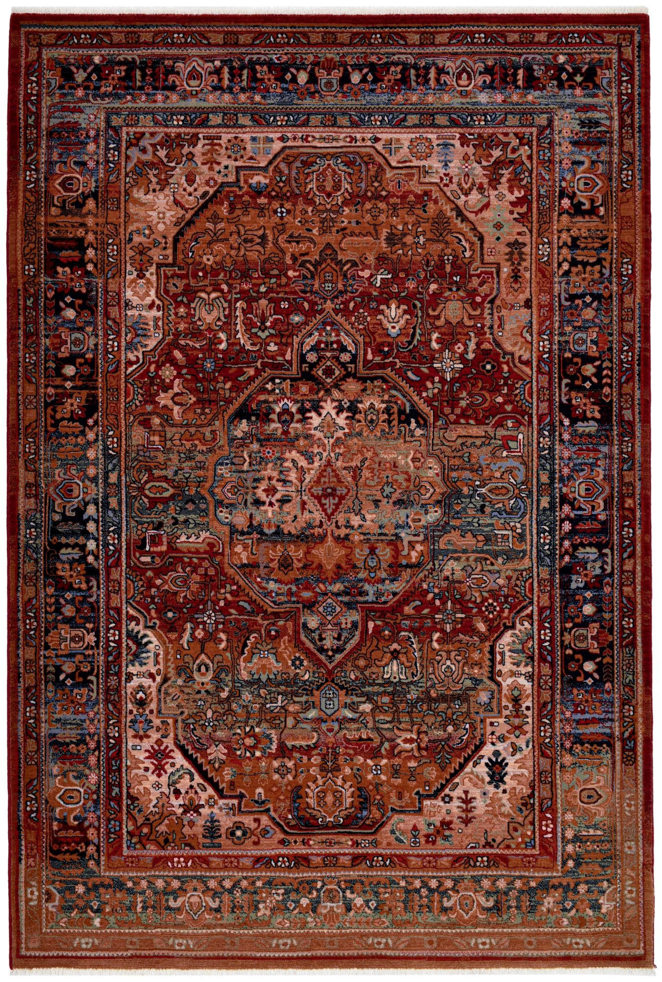 Theko Orientteppich Rot 120x145 cm