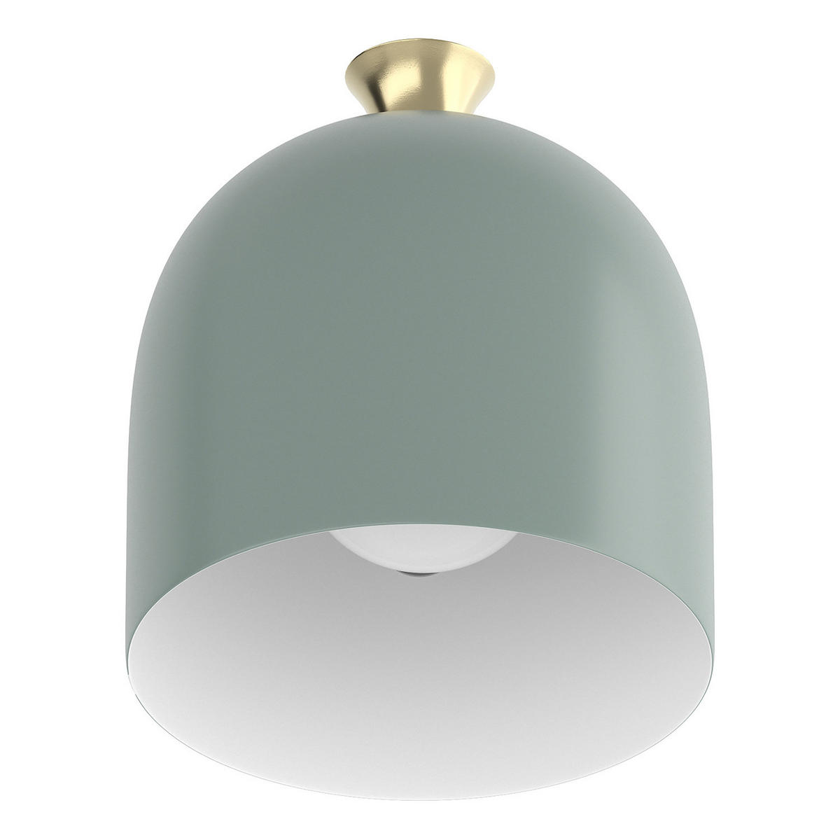 AKKU-WANDLEUCHTE - inkl. Fernbedienung - Dimmbar - Eisen - Salbeigrün, Metall (15/20/28cm) - home24