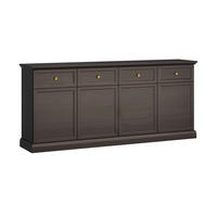 SIDEBOARD Toja Antracitové dřevo - hnědá, kompozitní dřevo (192.6/86/39.5cm) - Petits-meubles