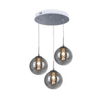 LED-HÄNGELEUCHTE Flamjarl 30/150/30 cm - Grau, Glas (30/30/150cm) - ZMH