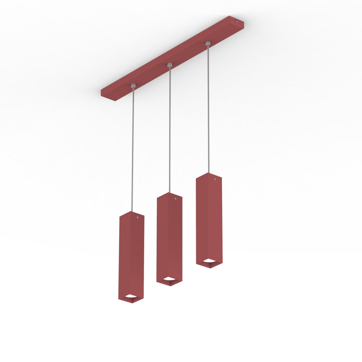 HÄNGELEUCHTE - Rot, Metall (6/50/30cm) - Lumicom