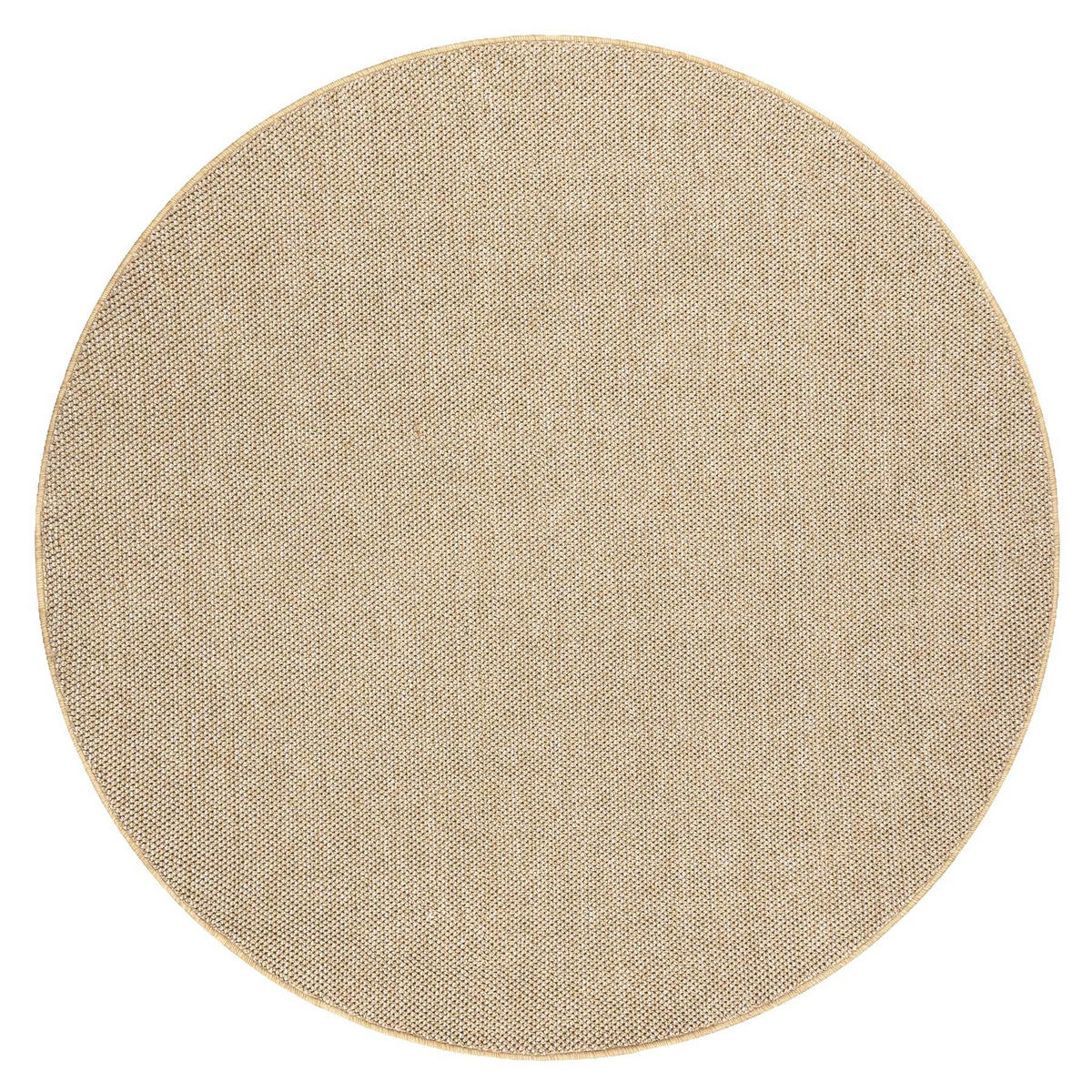 COVOR CASABLANCA LOOM cerc bej, bucla, moale interior și exterior 150 cm - bej, material textil (150/150cm) - rugsX