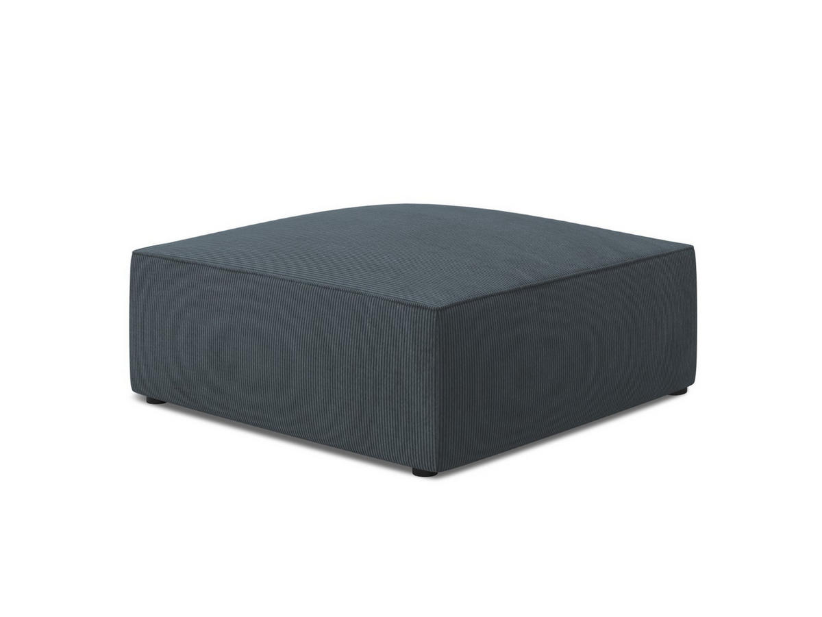 POUF Ruby aus Cord blau - Blau, Textil (93/40/93cm) - Micadoni
