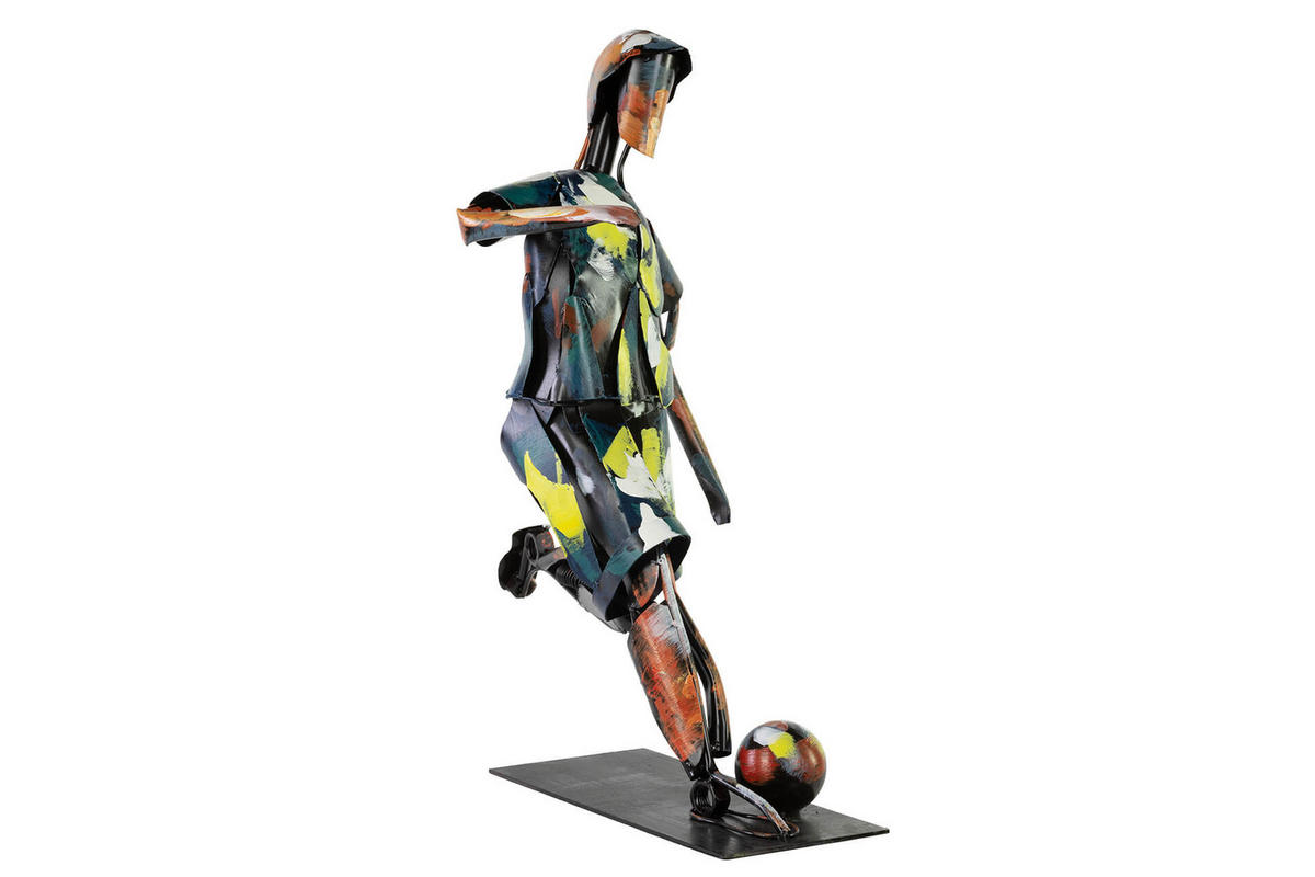METALLSKULPTUR Bunt 60/60 cm - Multicolor, Metall (1.5/60/35cm) - KUNSTLOFT