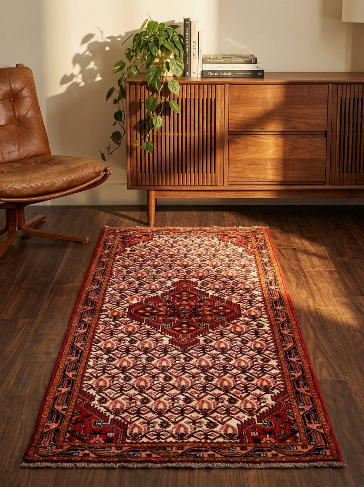 TEPPICH Assadabad Mehrfarbig 189/81 cm Schurwolle - Multicolor, Textil (81/189cm) - Looma