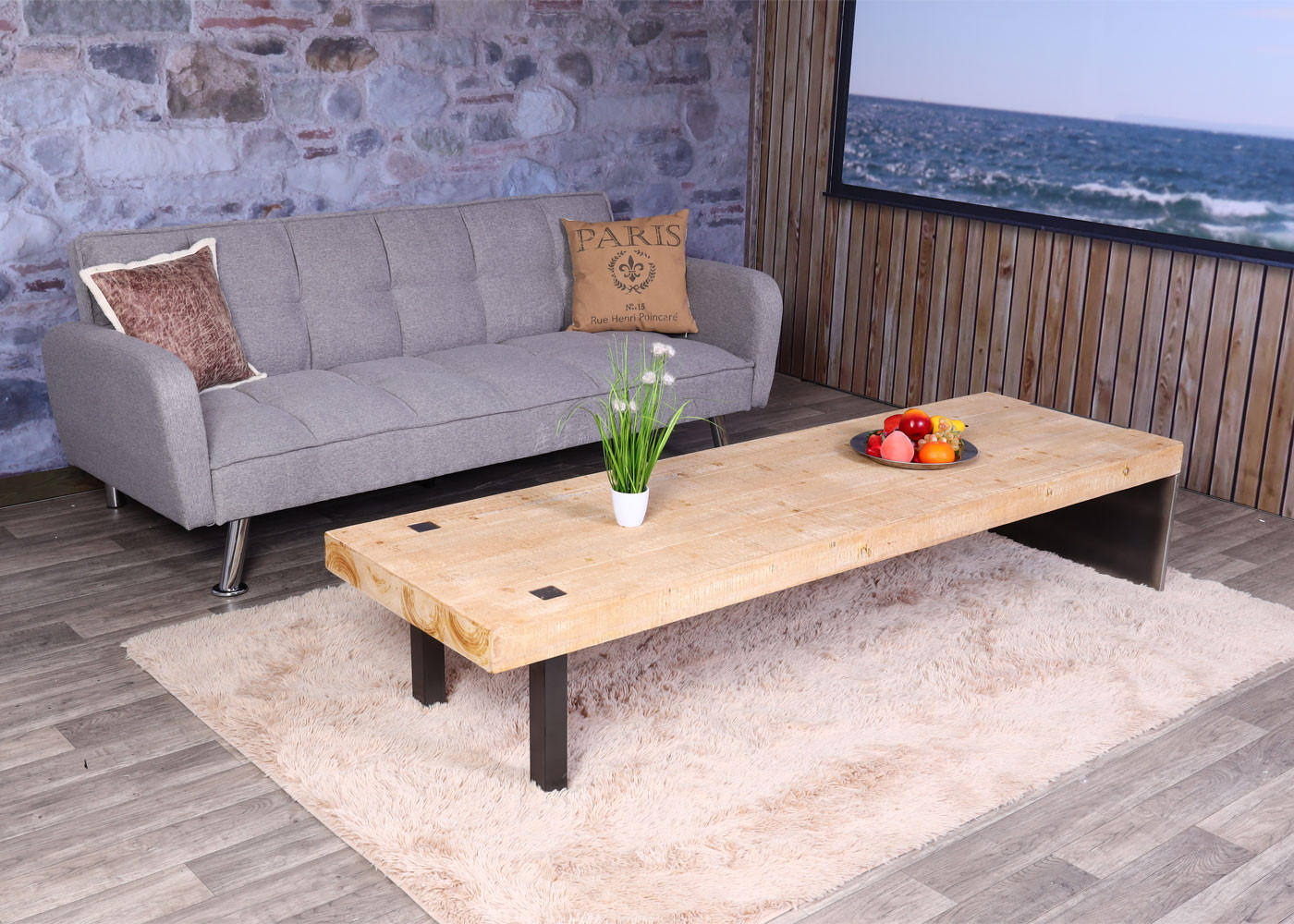 LOWBOARD Braun - Braun, Holz (200/40/60cm) - MCW