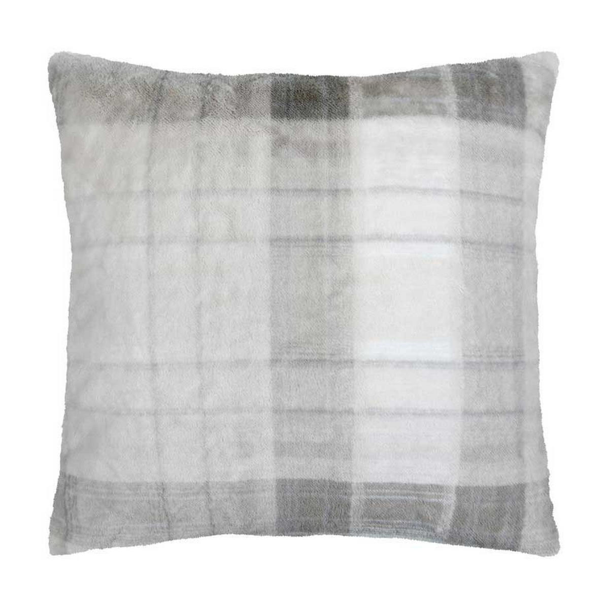 PLÜSCHKISSEN Scotland 60/60 cm - Grau, Textil (60cm)