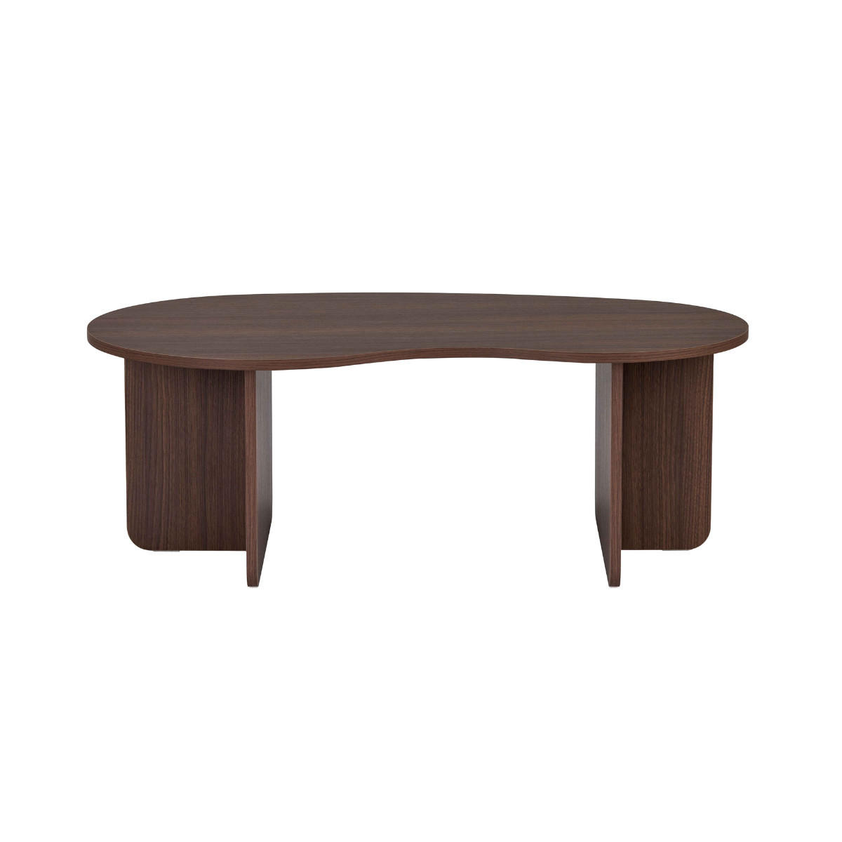 KONFERENČNÍ stolek s organickou deskou, délka 110 cm - MOSS - přírodní, kompozitní dřevo (110/60/40cm) - Calicosy