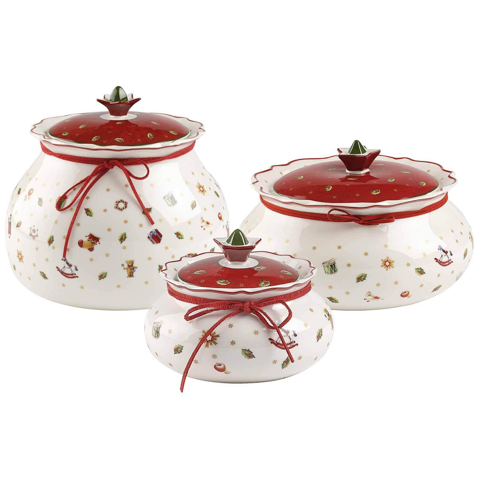 DOSEN-SET Toy's Delight bunt 3er Set - Multicolor, Keramik (1/1/1cm) - Villeroy & Boch
