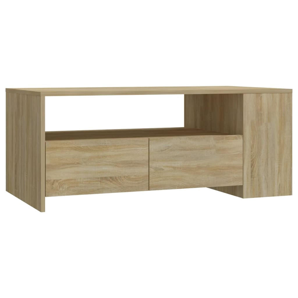 COUCHTISCH Sonoma-Eiche 102x55x42 cm Holzwerkstoff - Braun, Holzwerkstoff (102/55/42cm) - furnicato