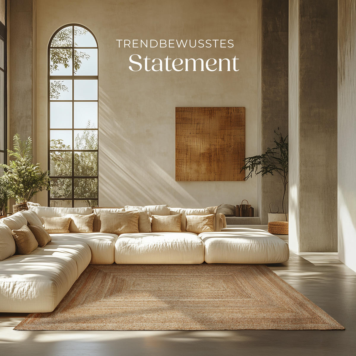 TEPPICH Handgewebt Glim,strapazierfähig und pflegeleicht,braun - Braun, Textil (200/290cm) - tectake