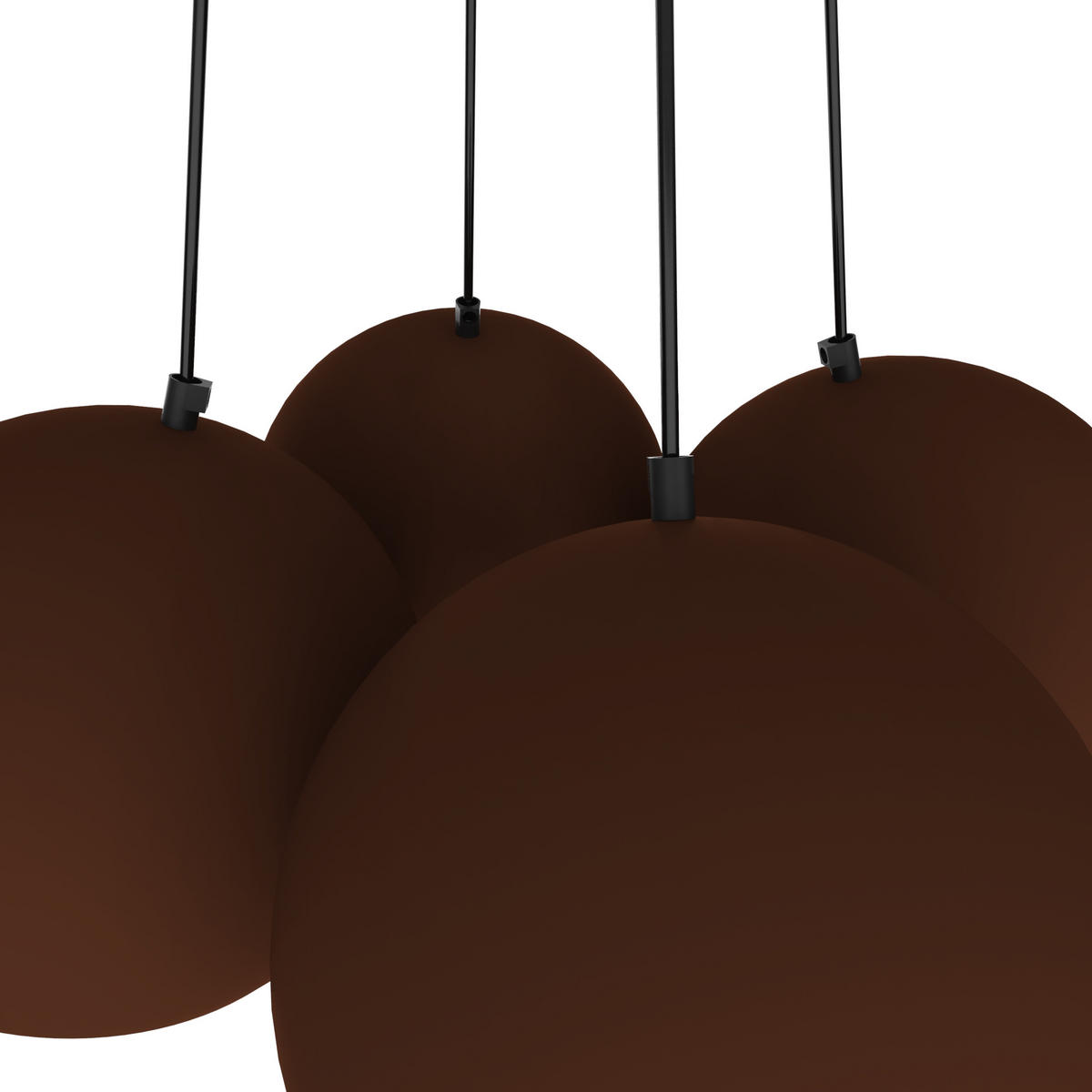 HÄNGELEUCHTE - Braun, Metall (25/25/20cm) - Lumicom