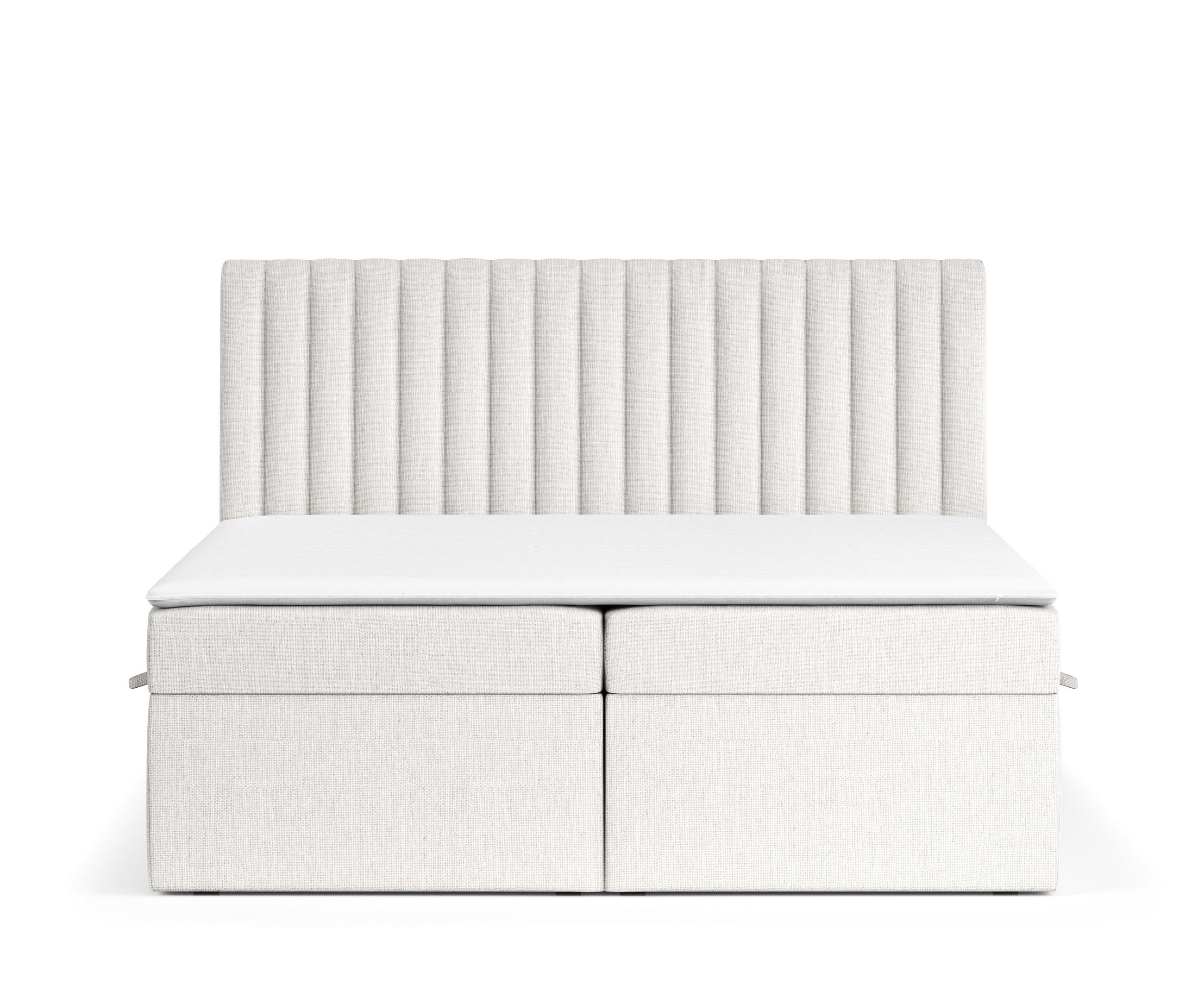 Thumbnail - Maison de Reve Boxbett, Creme, Textil, Buche, Kiefer, H2, Höhe ca. 18 cm, 160x200 cm, Oeko-Tex® Standard 100, FSC 100%, ...