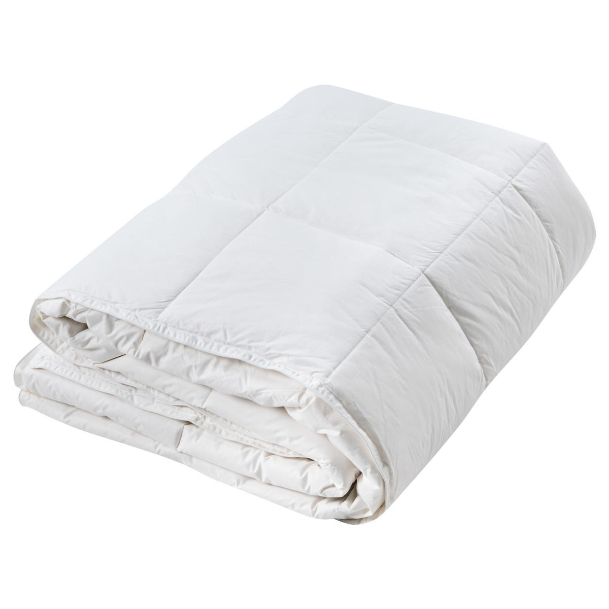 PŘIKRÝVKA Kachní prachové peří Extra Teplá 220/240 cm Grivola - bílá, textil (220/240cm) - Beliani
