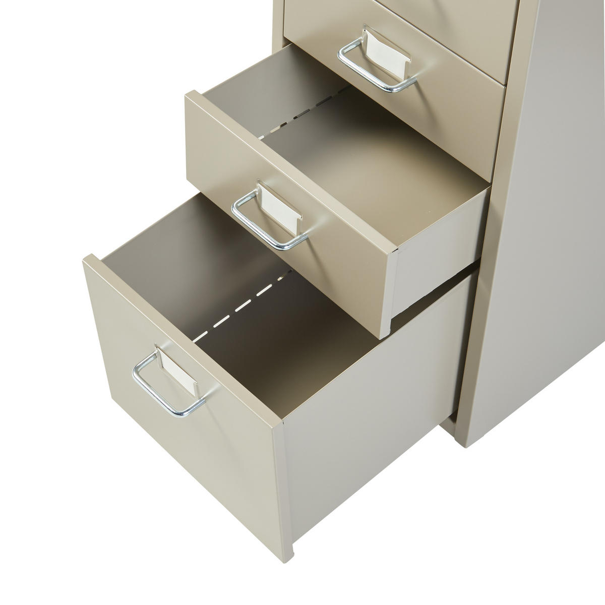 ROLLCONTAINER Kökar - Braun, Metall (28/69/41cm) - [en.casa]