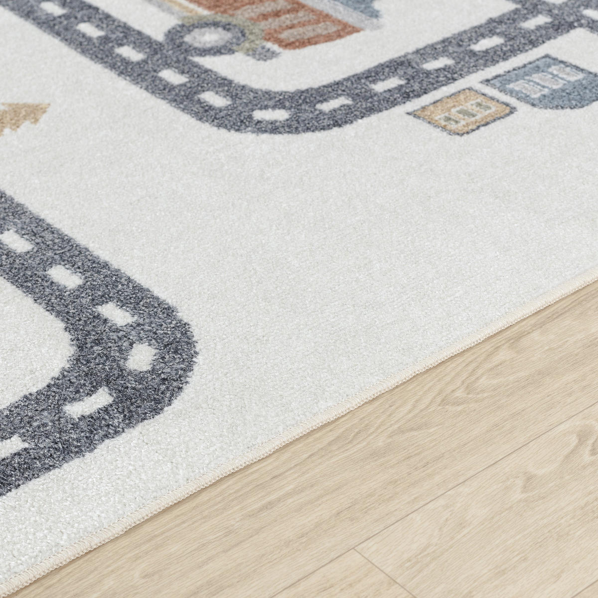KINDERTEPPICH Maschinenwaschbar 160/213 cm Beige - Beige, Naturmaterialien/Textil (160/213cm) - LIVABLISS