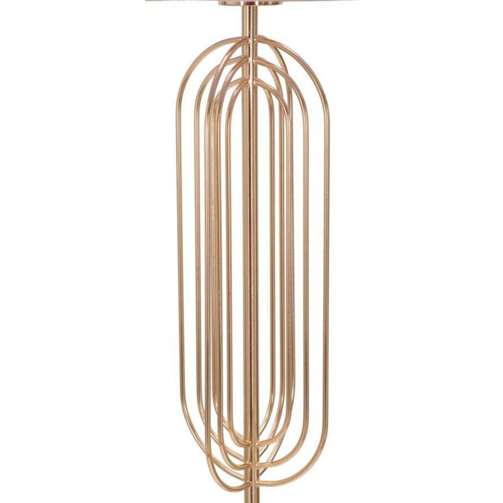 STEHLEUCHTE Krista 169 cm - Rosa, Metall (40/40/169cm) - Mauro Ferretti