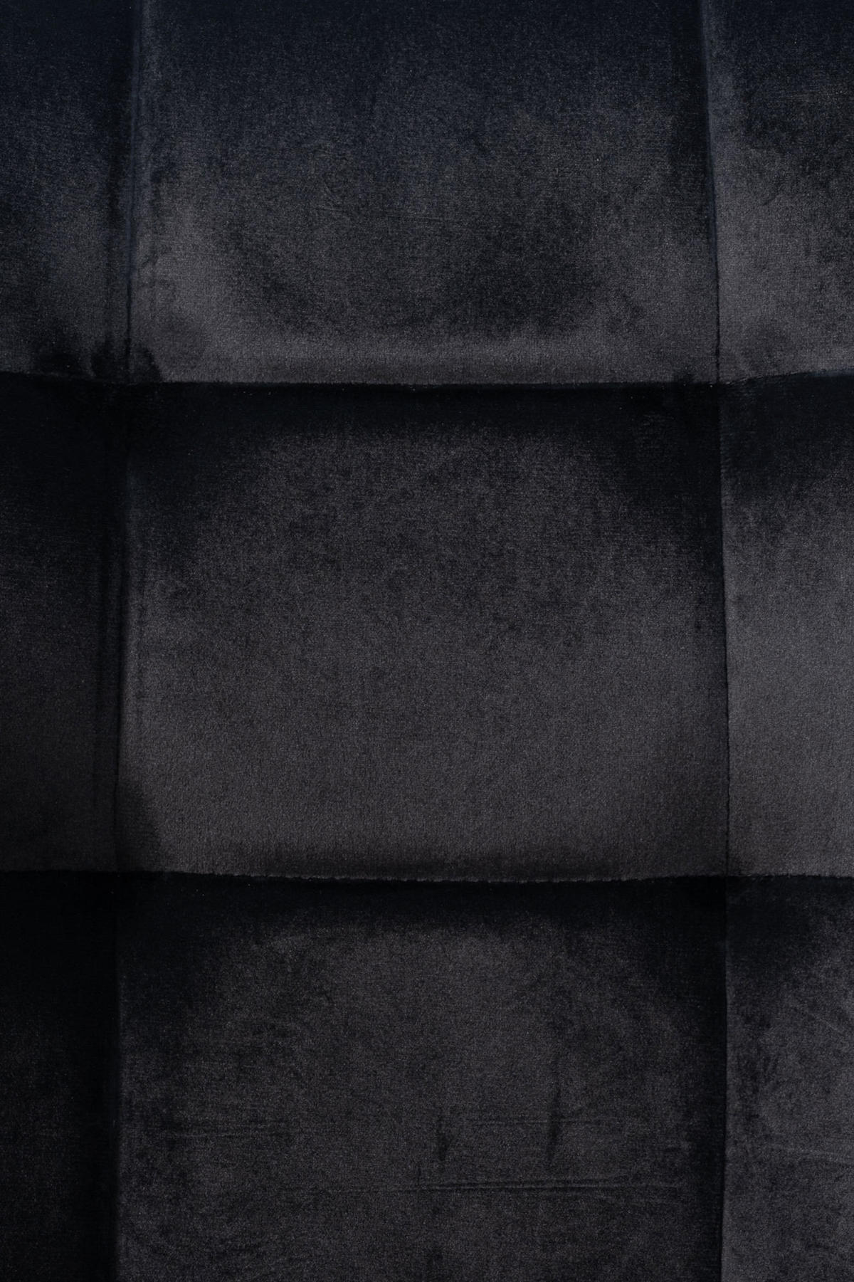 ESSZIMMERSTUHL Atina Samt, Gestell Metall Schwarz Schwarz - Schwarz, Textil/Metall (45/84/55cm) - TPFLiving