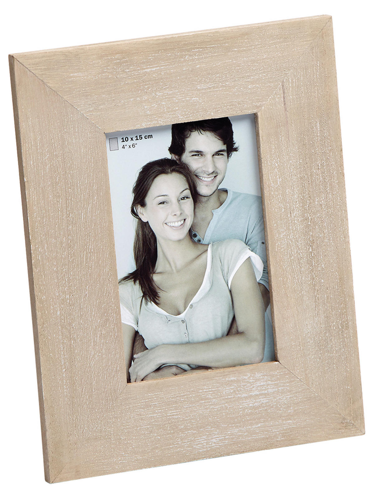 BILDERRAHMEN Limmerick I Portraitr., 10x15 cm, braun - Hellbraun, Holzwerkstoff (18.5/23.5cm) - walther design