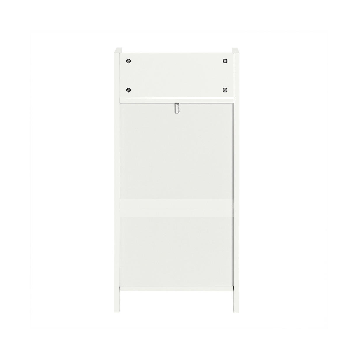 BADEZIMMERSCHRANK Weiß - Weiß, Holzwerkstoff (41/86/36cm) - SoBuy