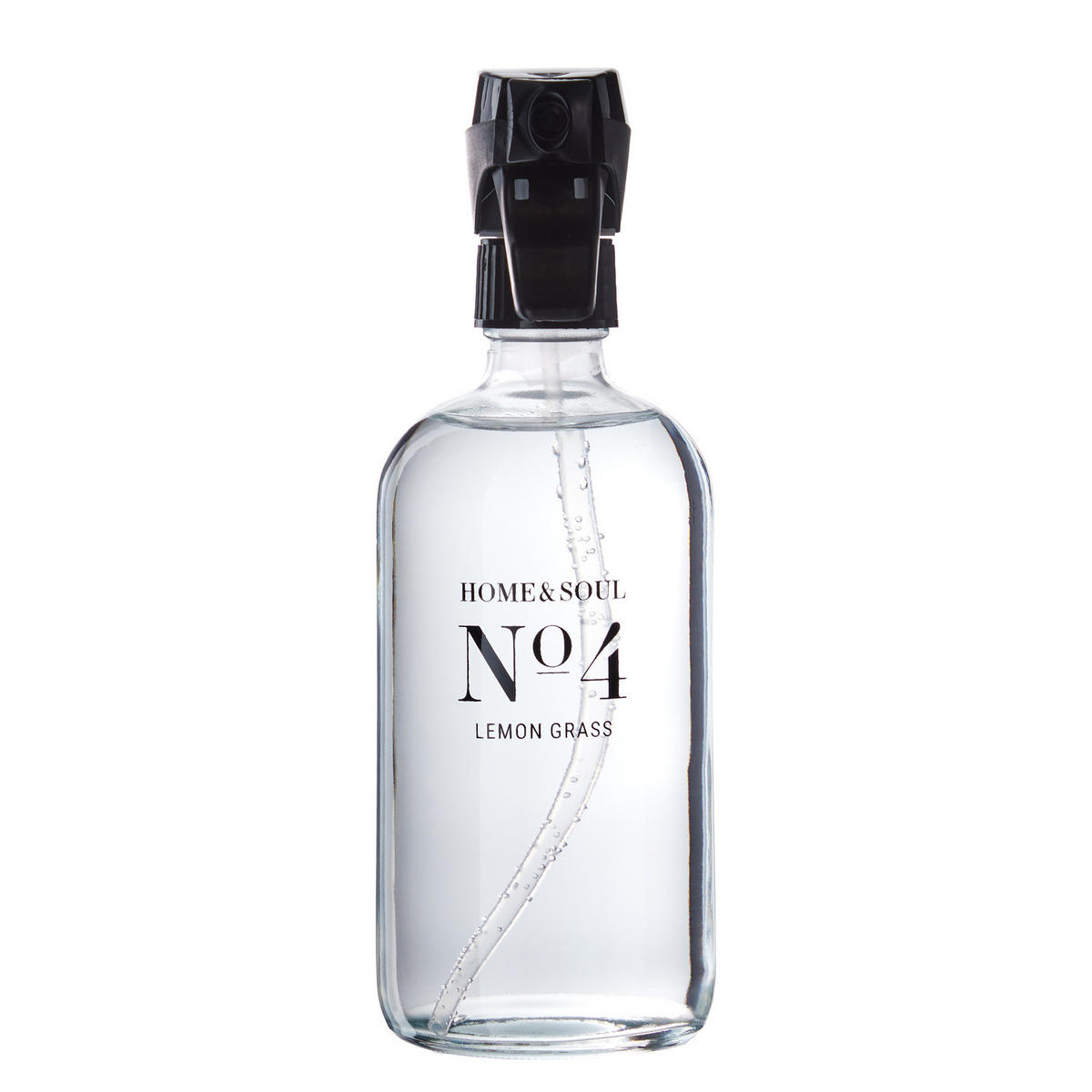 RAUMSPRAY Home & Soul Lemongrass - Transparent, Glas/Kunststoff (7/7/21cm) - Butlers