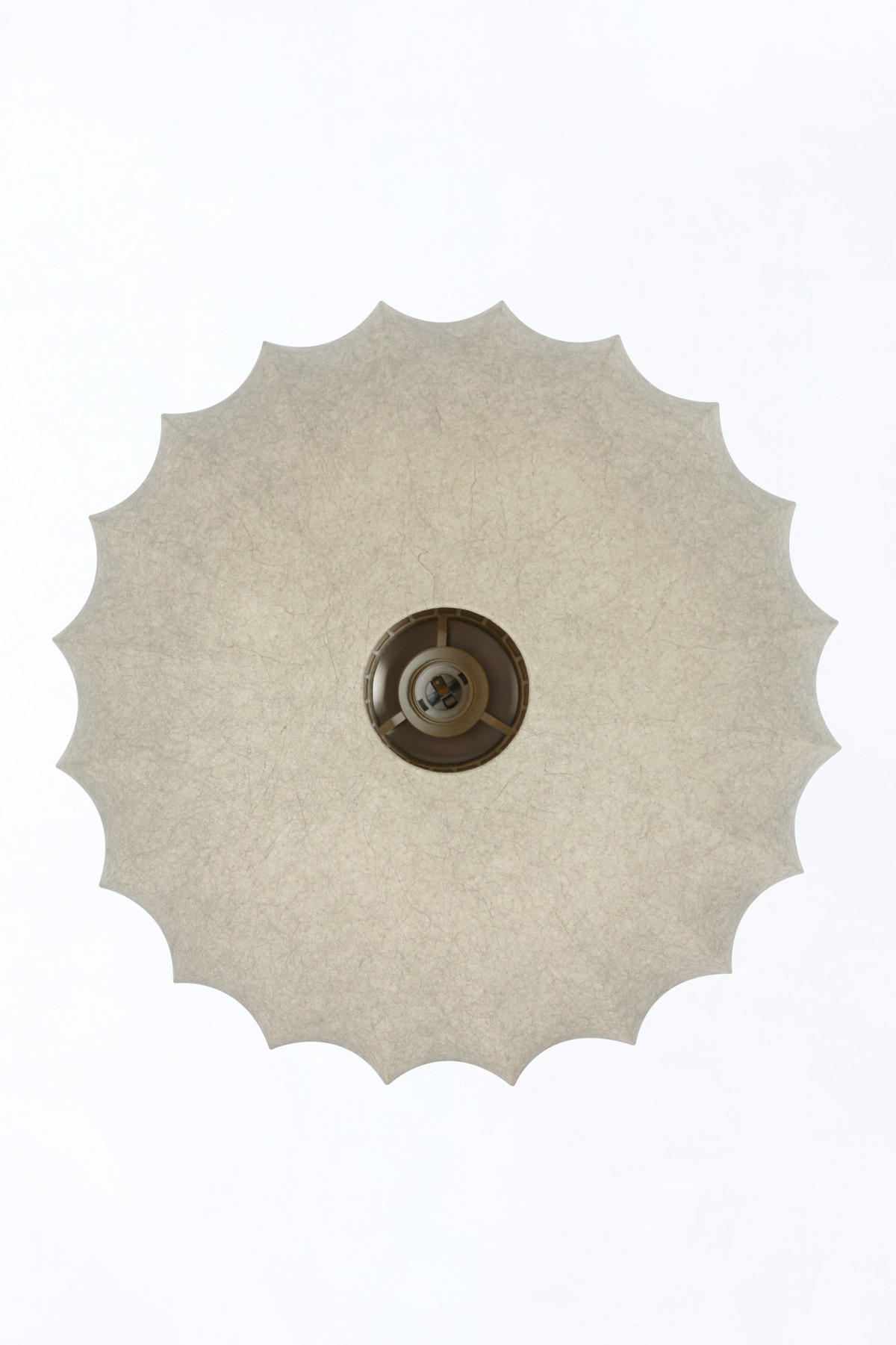 DECKENLEUCHTE Fay Braun Ø50/22 cm - Braun, Kunststoff (50/50/22cm) - Light & Living