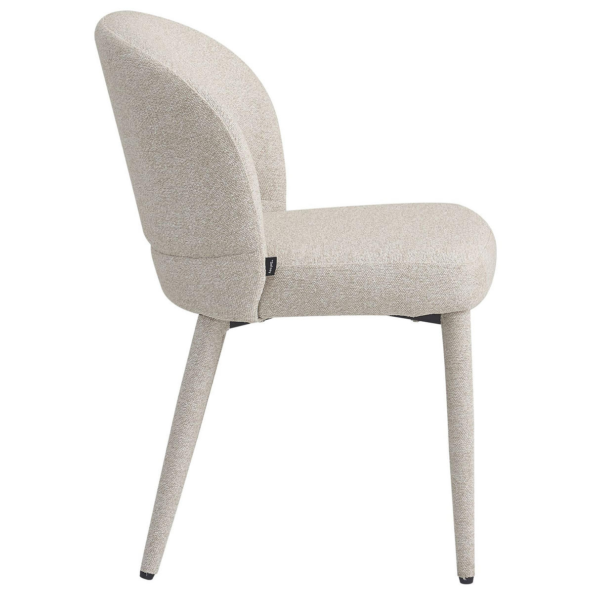 ESSZIMMERSTUHL Coases Beige - Beige, Textil/Metall (50/82/61cm) - Selsey