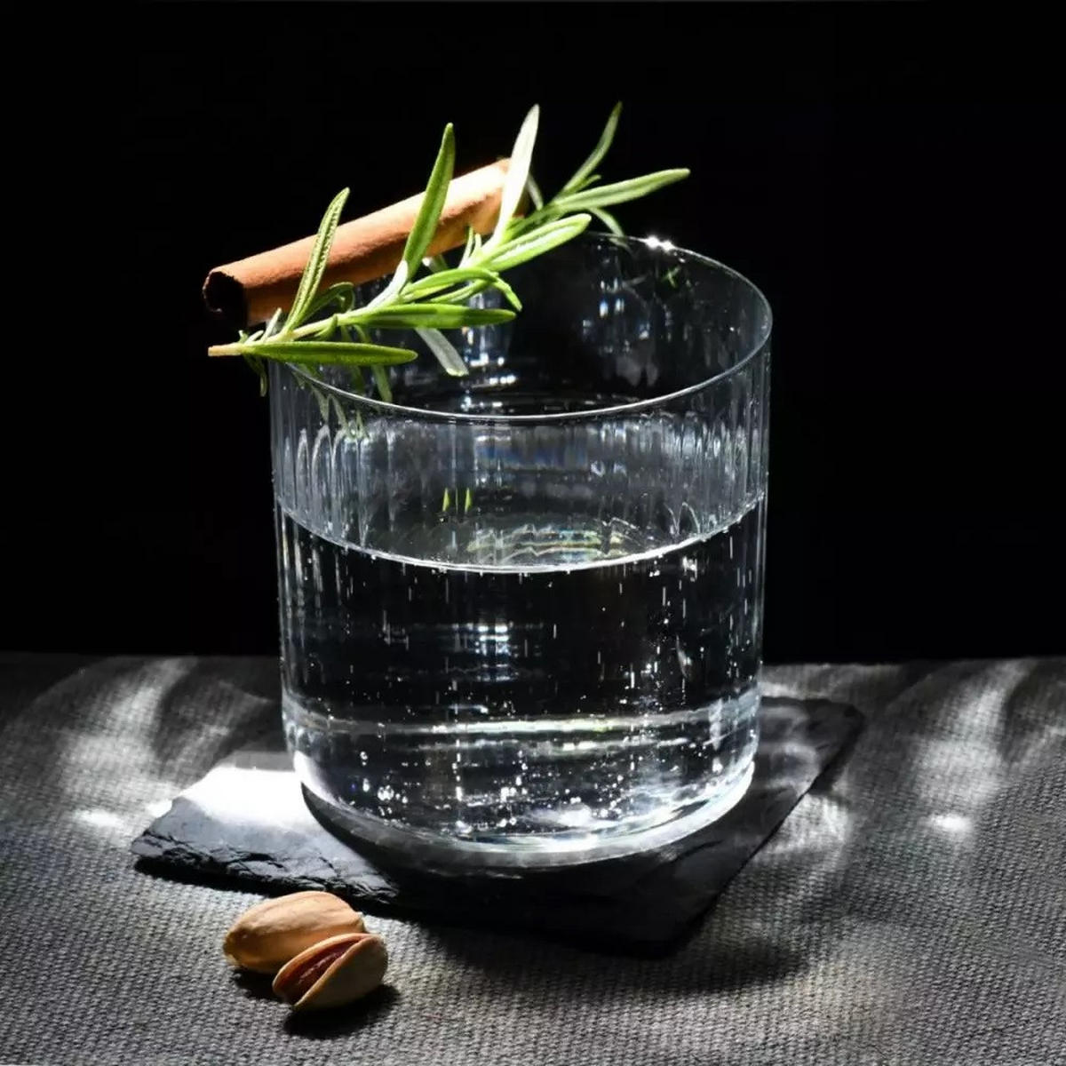 GLÄSER MIT VERTIKALOPTIK, 6er-Set, 410 ml - Transparent, Glas (0.41L)