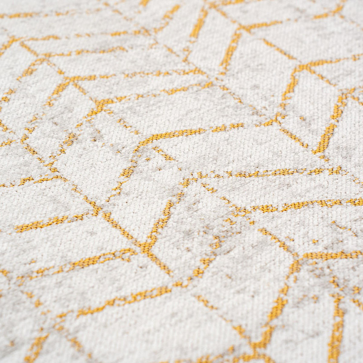 TEPPICH Central Yellow Mad Men Jacob's Ladder 170/240 cm - Beige, Textil (170/240cm) - Louis De Poortere