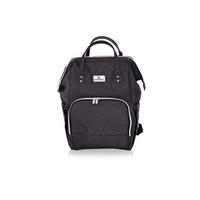 WICKELTASCHE 10040260 schwarz Rucksackfunktion, Wickelunterlage, Reißverschluss, Kinderwagen - Schwarz, Textil (19/41/32cm) - Lorelli