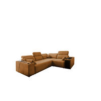 ECKSOFA Mit Schlaffunktion USB Und Verstellbarer Rückenlehne Mindy II Kupfer Rechts - Kupferfarben, Holz/Textil (288/219cm) - Kaiser Möbel