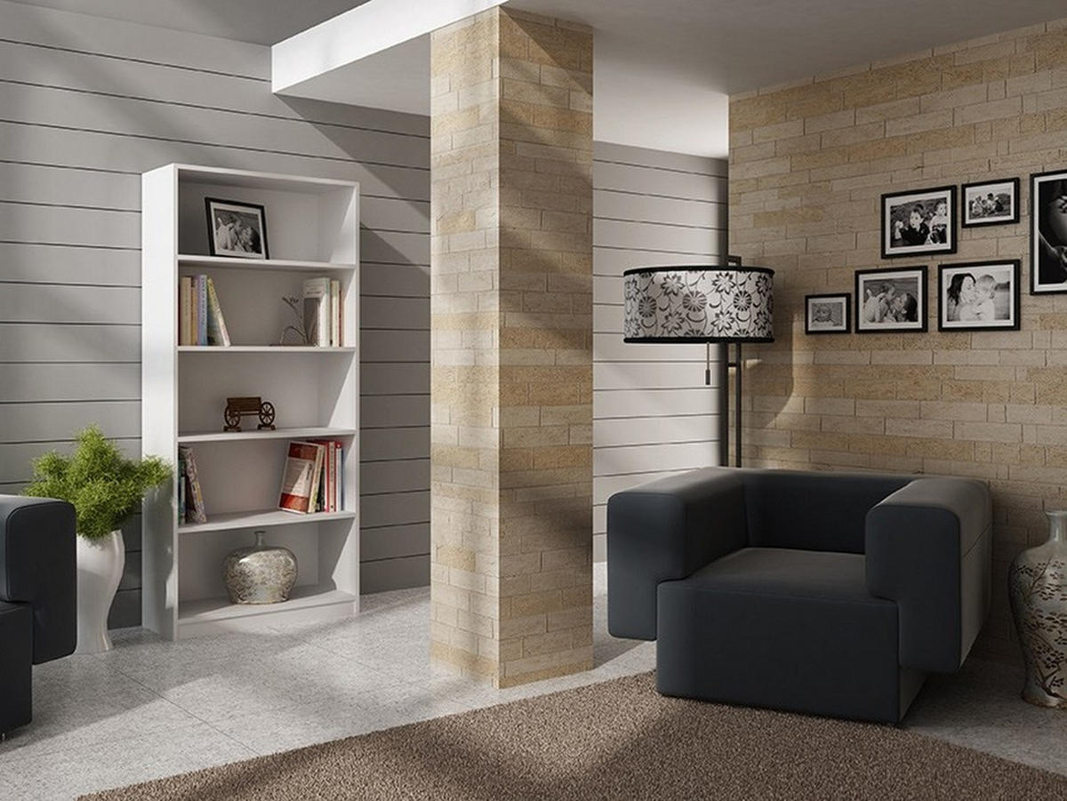 BÜCHERREGAL Weiß 80/182/30 - Weiß, Holzwerkstoff (80/182/30cm) - RAUMHIRSCH FURNITURE