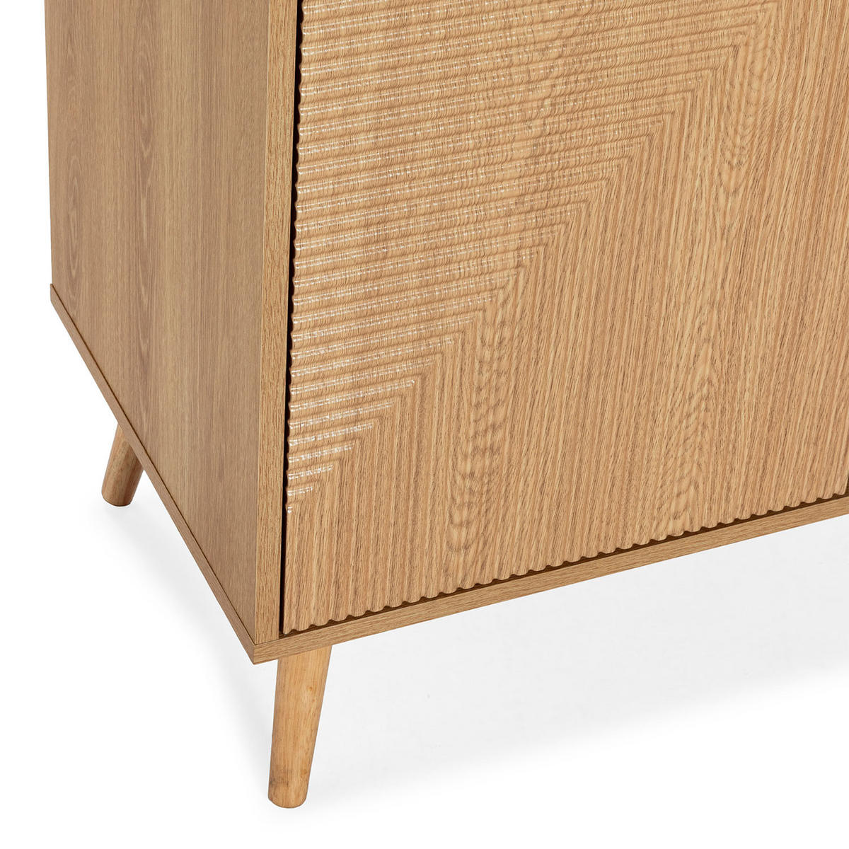 SIDEBOARD Telmo 3 türen Eichenfarbe - Honigeiche, Holzwerkstoff (120/76/40cm)