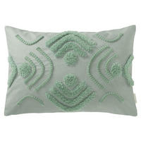 ZIERKISSENHÜLLE Tufted Boho mint 40x60cm - Mintgrün, Textil (40/60cm) - Tom Tailor