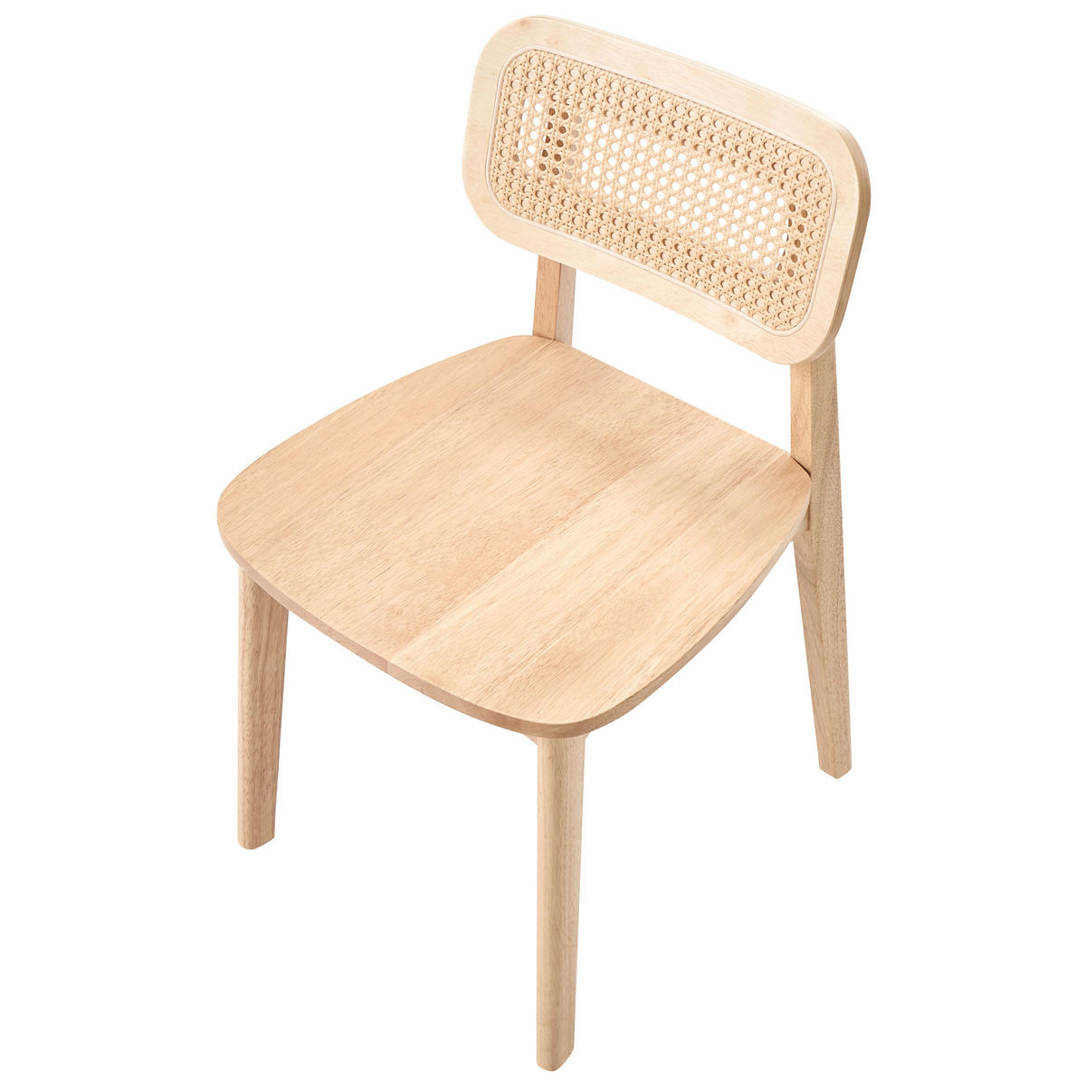 ESSZIMMERSTUHL 2er-Set Holz Hellbraun Keno - Hellbraun, Holz (46/78/50cm) - Beliani