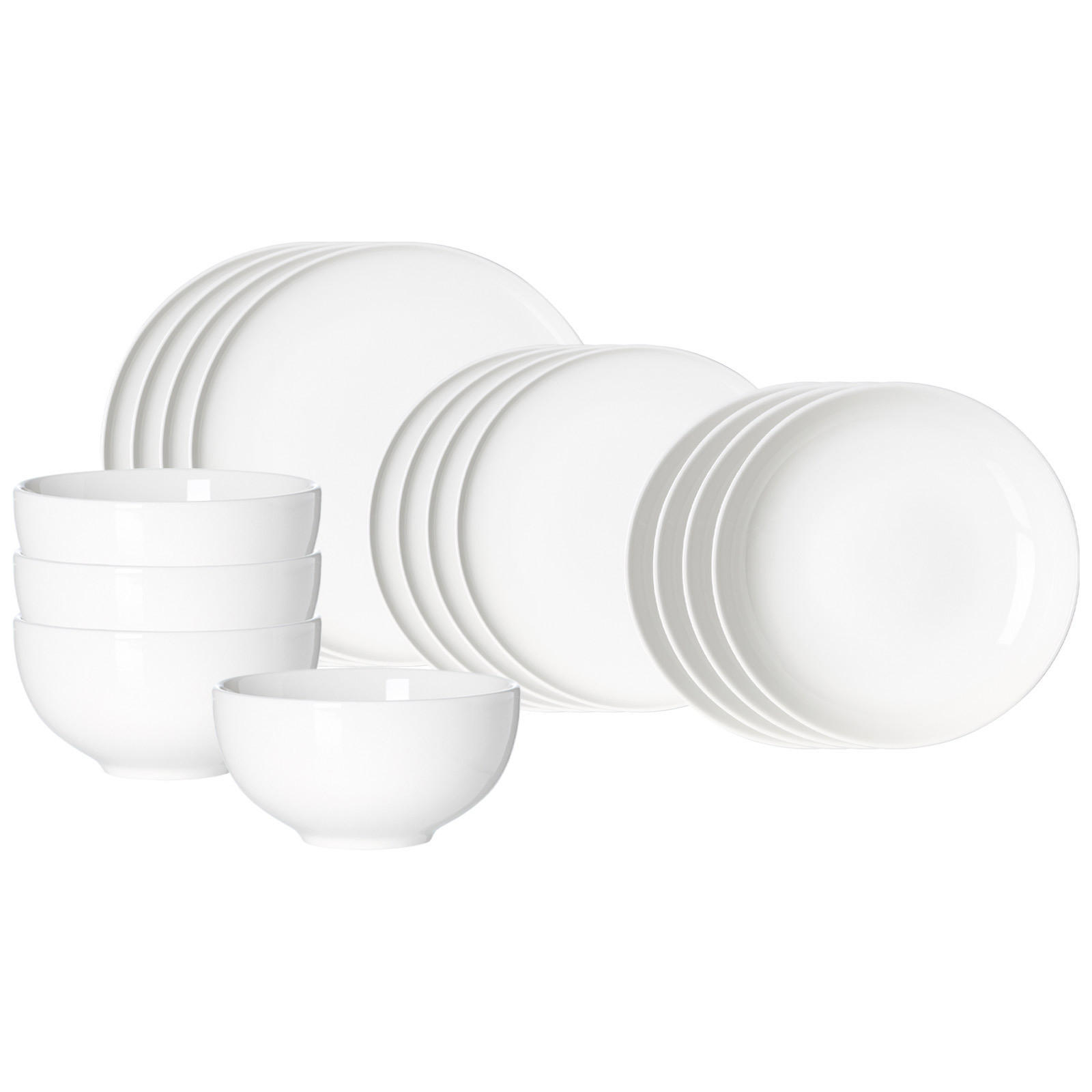 EINSTEIGER-SET Skagen weiß 16er Set - Weiß, Keramik (1/1/1cm) - Ritzenhoff Breker