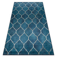 TEPPICH Andre 80/150 cm - Blau, Textil (80/150cm) - rugsX