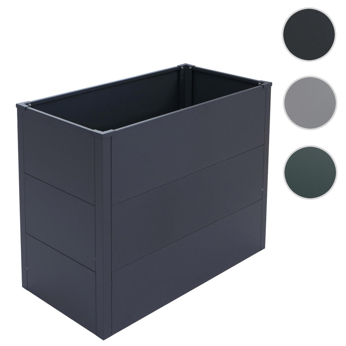 HOCHBEET Anthrazit - Anthrazit, Metall (100/77/50cm) - MCW