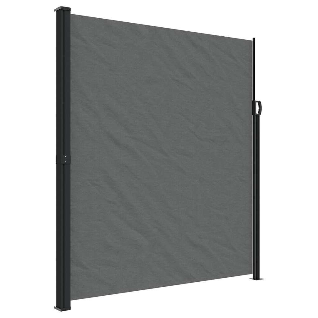 SEITENMARKISE Ausziehbar Anthrazit 220/600 Cm - Anthrazit, Textil (220/600cm) - vidaXL