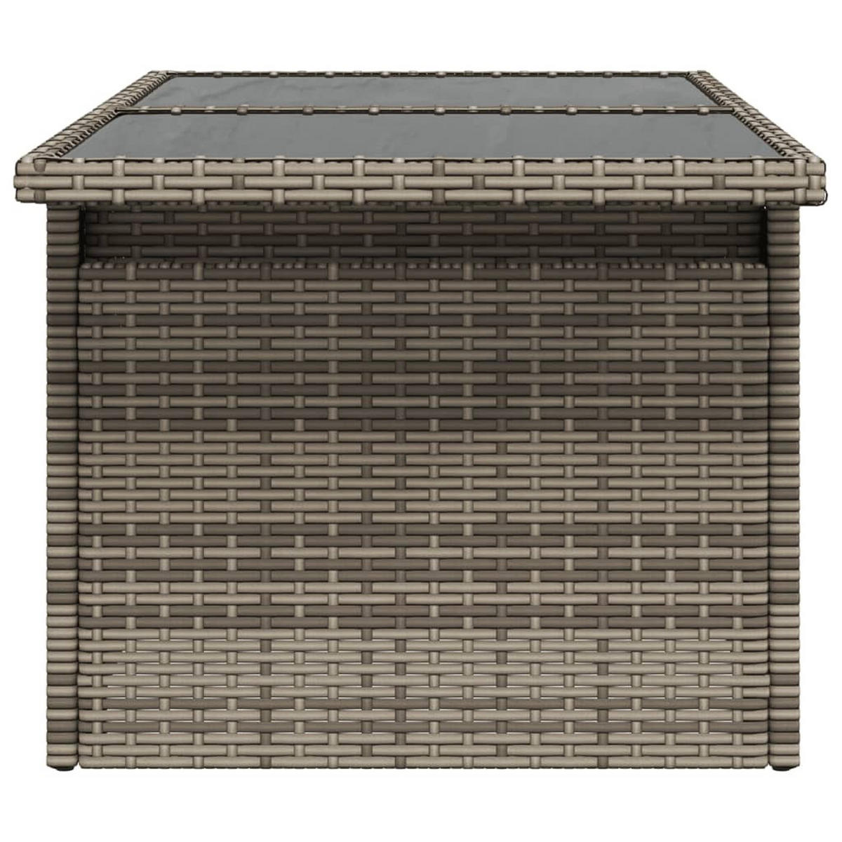 GARTENTISCH Tischlian 55/73/100 cm - Grau, Naturmaterialien (100/55/73cm) - ZMH