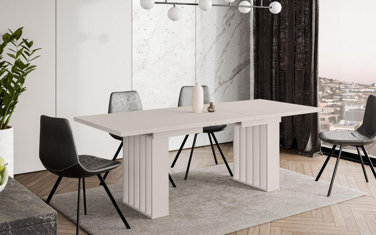 ESSTISCH Ausziehbar 160-240 cm Kaschmir - Kaschmir, Holzwerkstoff (240/80/75cm) - Home Collective