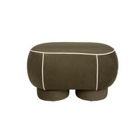 SITZBANK Marina Hocker M Grün - Grün, Kunststoff (77.5/49/45.5cm) - Housecraft Living